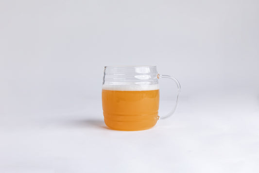 "Barrel" Glass Mug
