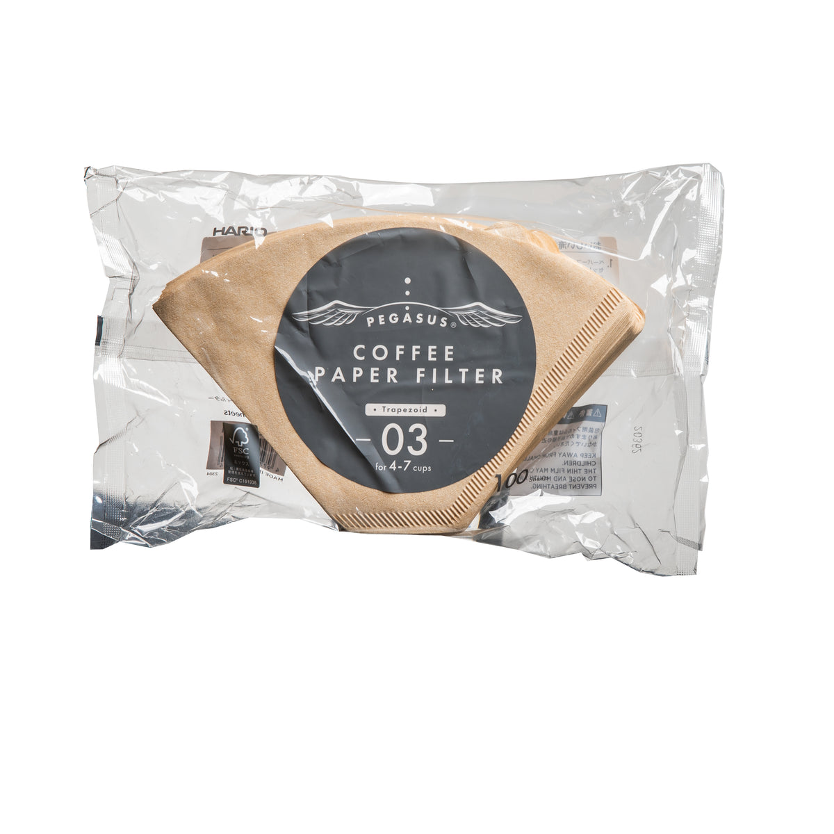 Pegasus Flat Bottom Paper Filters