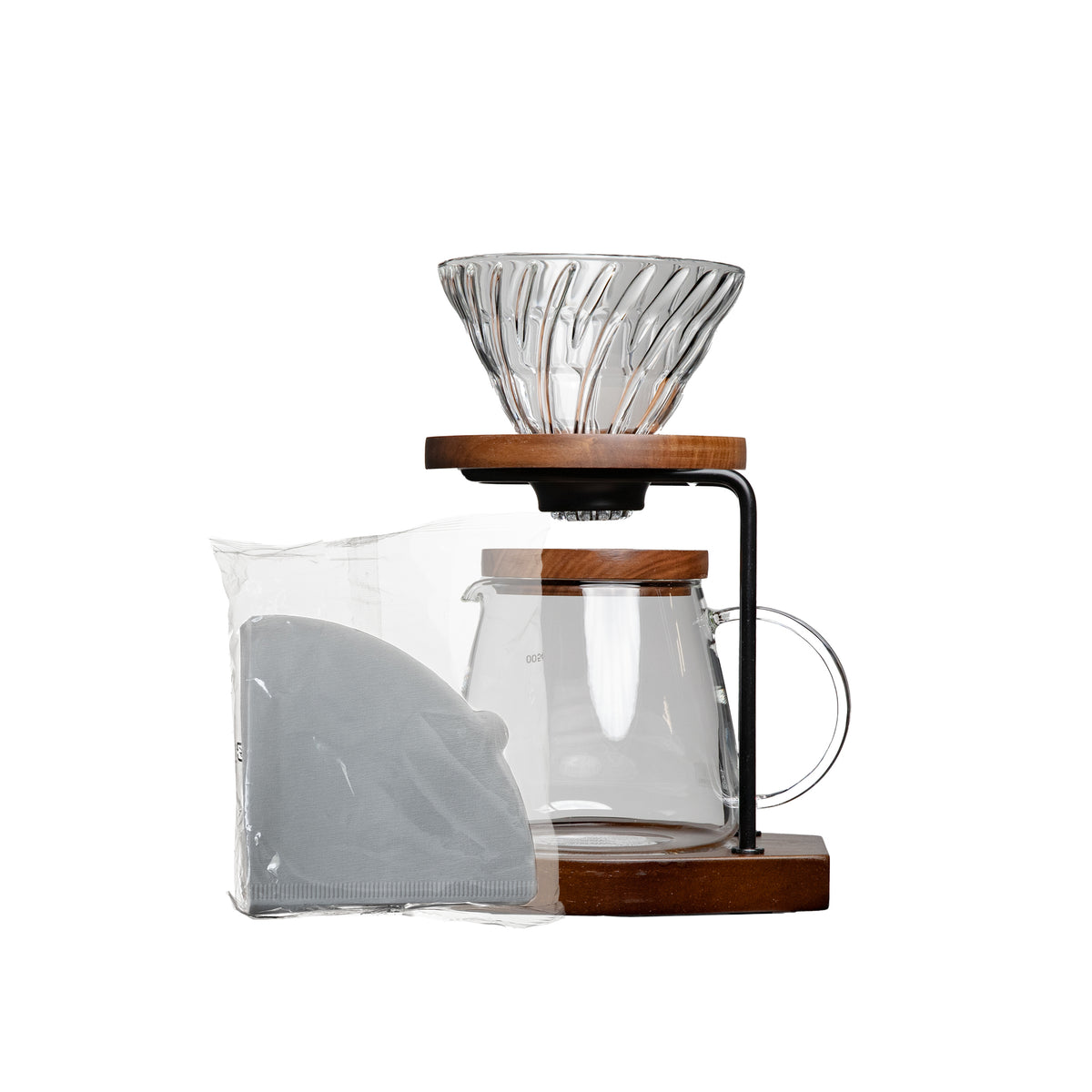 V60 Walnut Series Pour Over Coffee Set