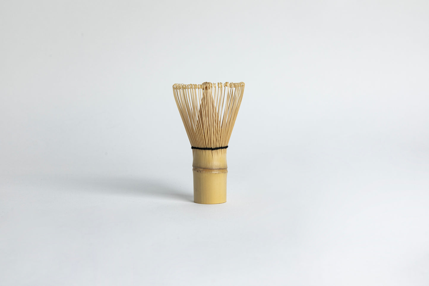 Bamboo whisk. set on a white background