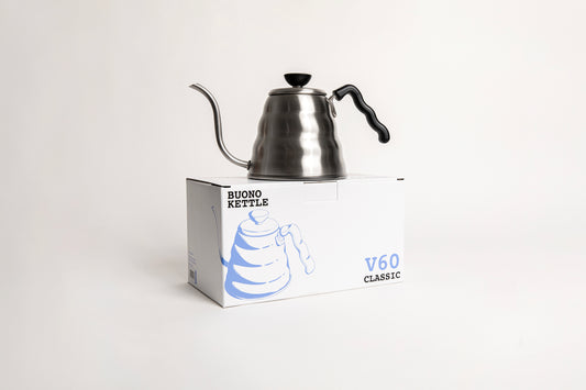 V60 "Buono" Drip Kettle 1.2L Silver