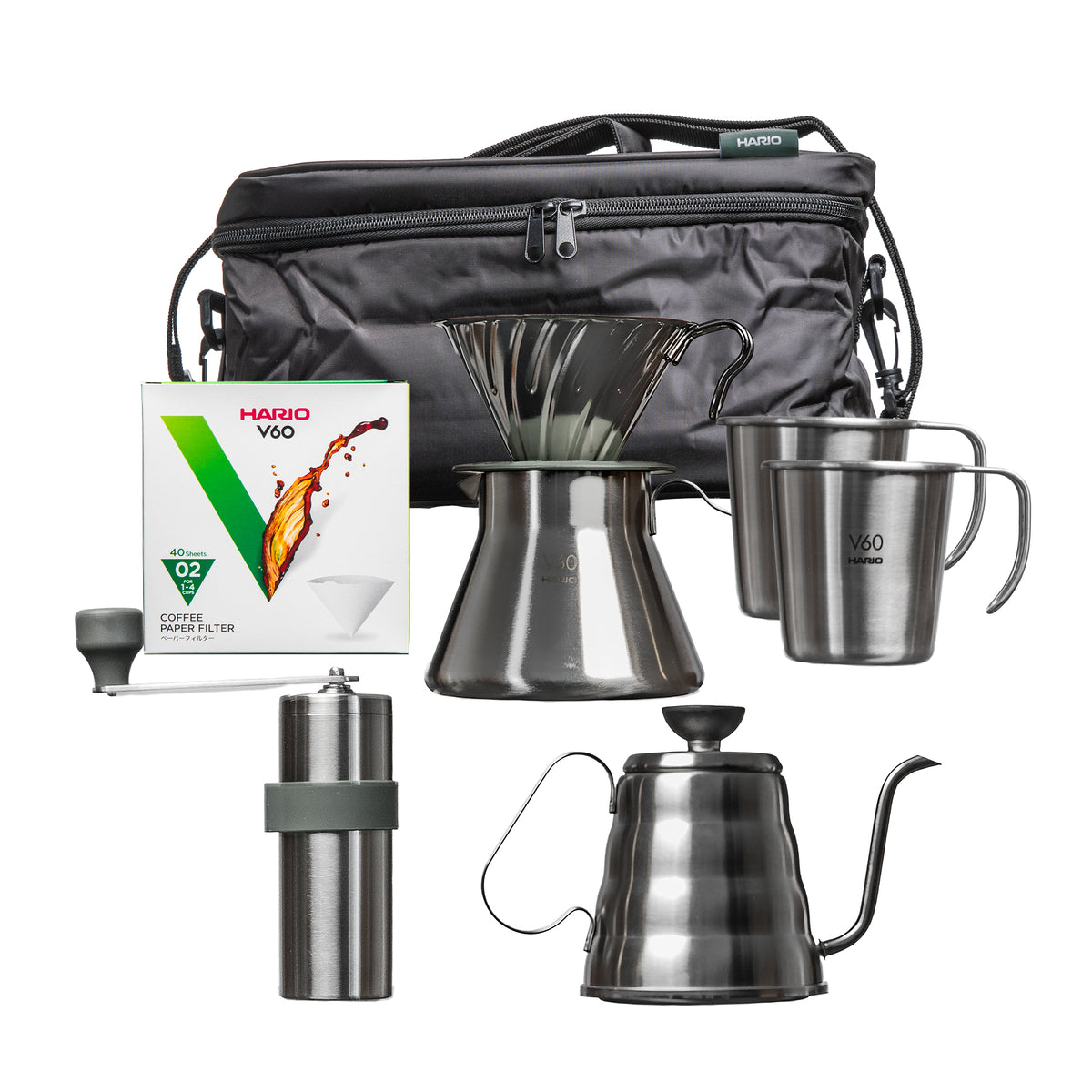 Full Outdoor V60 Pour Over Set with Carry Bag
