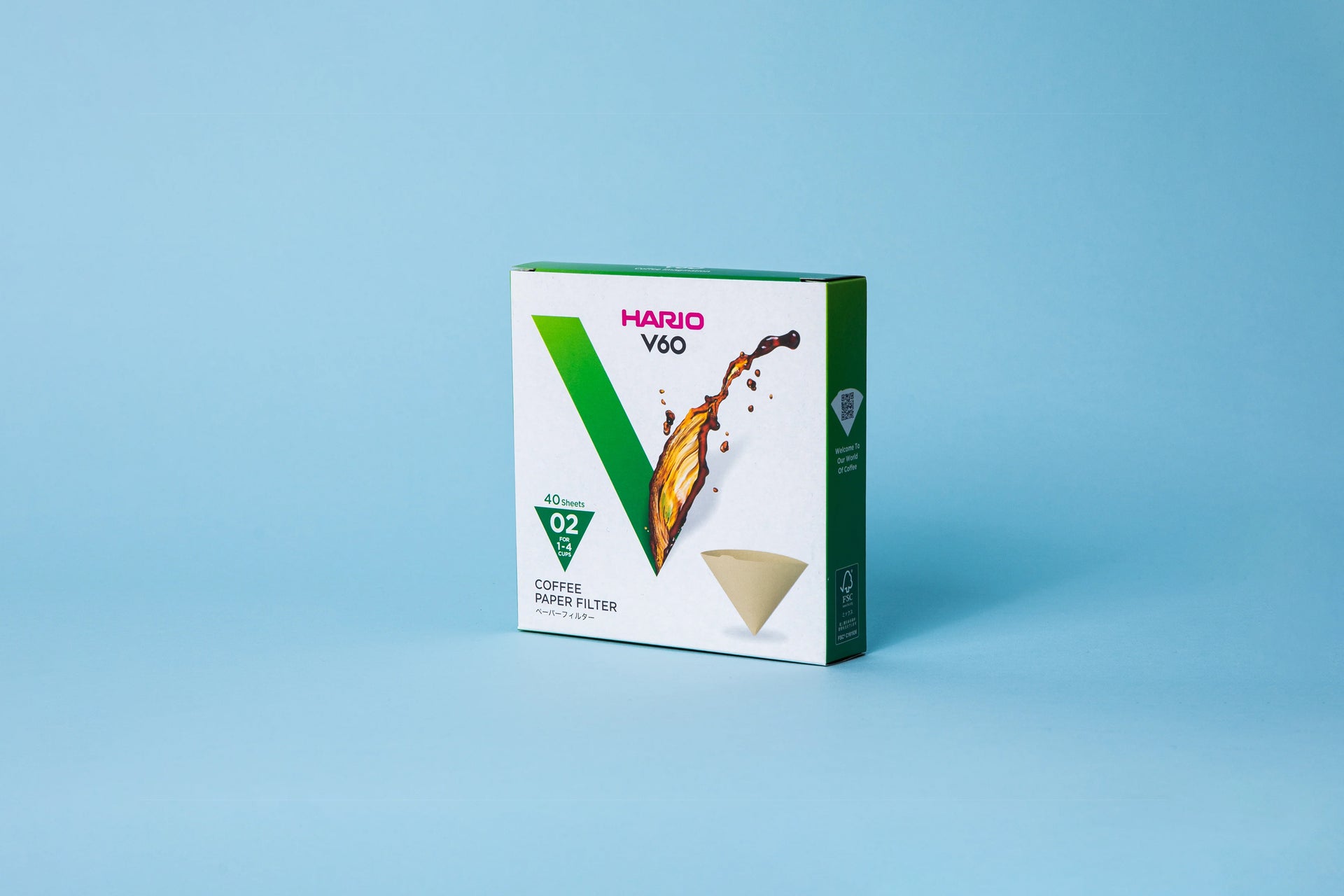 Carta da Filtro per Caffè Yan Yin Tsubame V60 - 100 Pezzi