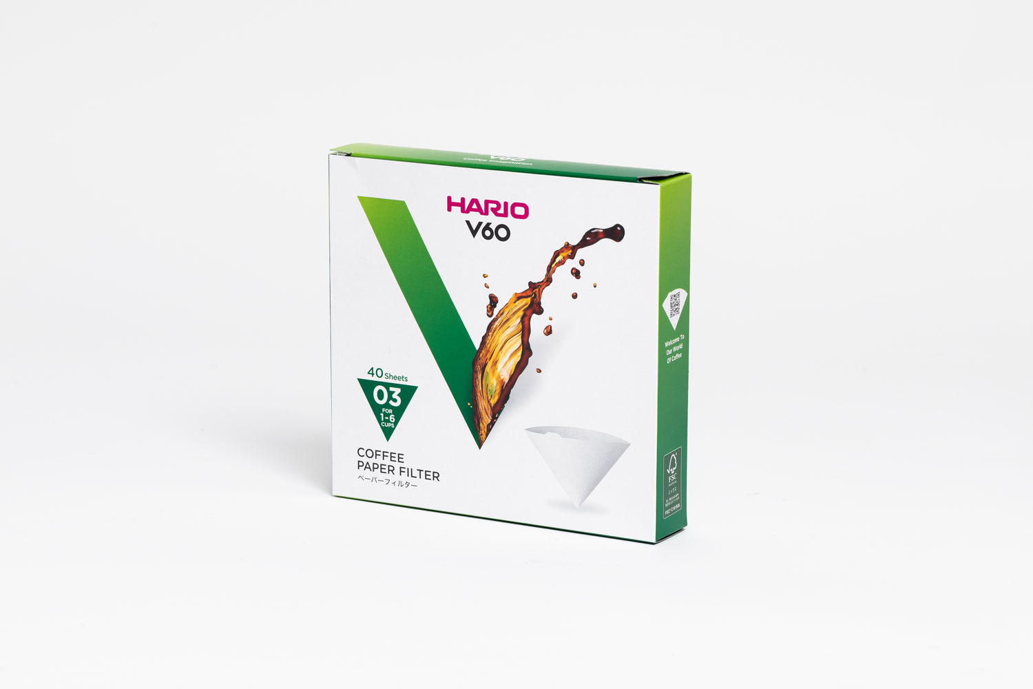 V60 Paper Filter for 03 Size Dripper
