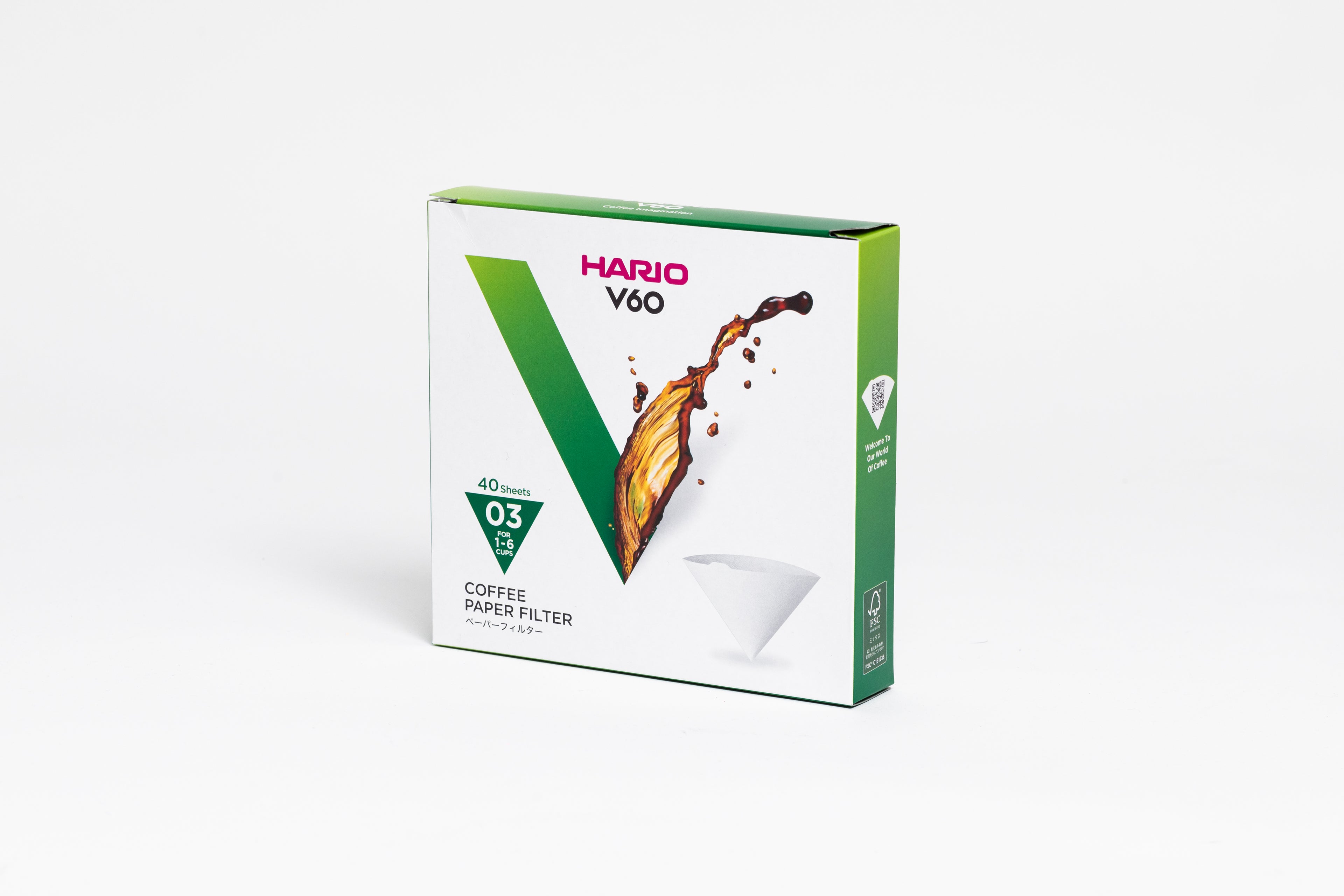 V60 Paper Filter for 03 Size Dripper