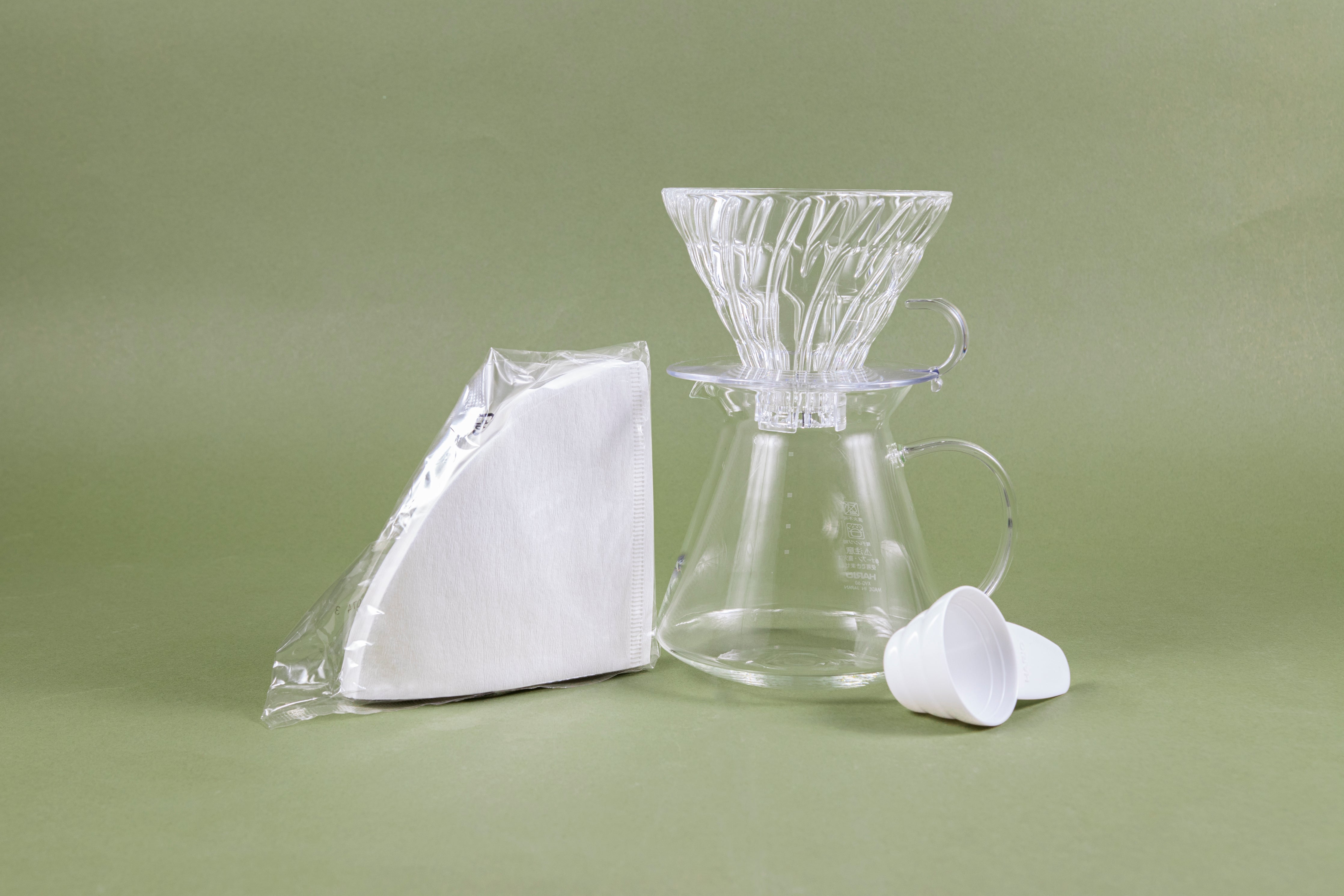 Hario V60 Simply Glass Pour Over Kit