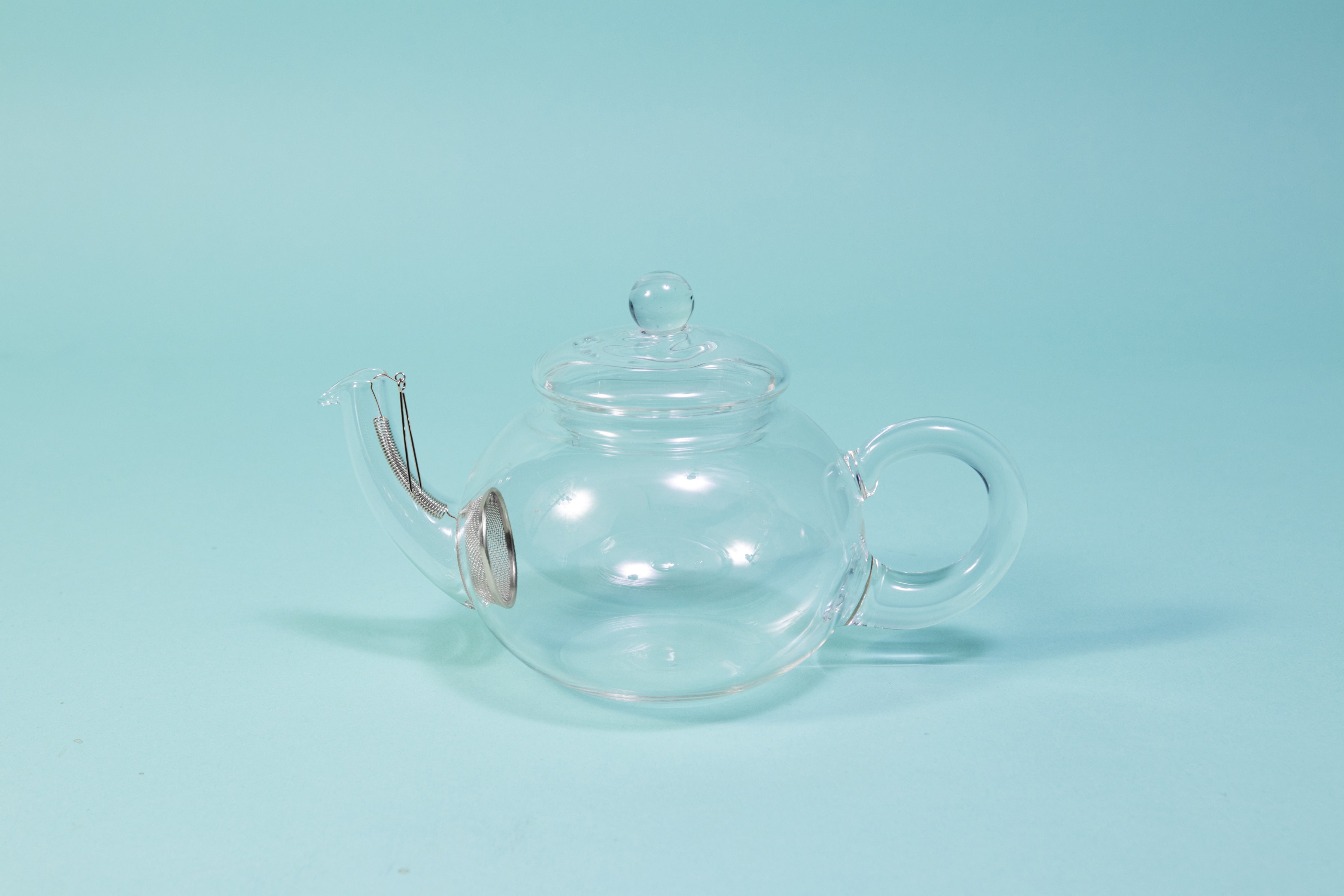 Glass Teapot With Clear Filter