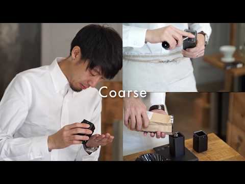 Video showing how to brew using the Kasuya model black ceramic dripper.